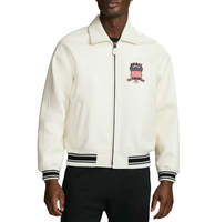 Blouson en cuir Avirex de luxe personnalisé, style USA, 100% cuir de vachette véritable, imperméable, coupe-vent, streetwear, fermeture avant