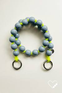Latest Dark Wood Beads Short Keychain Bracelet Strong Rope <b>Key</b> Holder Classic <b>Car</b> Keyring Minimal Fashion Accessory - Product Image 4