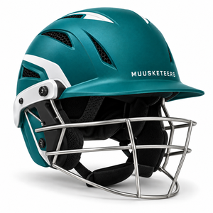 Casco de críquet transpirable con rejilla de seguridad para hombre, ajuste regulable, grueso, ligero, de alto impacto - Product Image 2