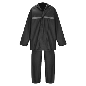 Latest design Lightweight Mens Rain Suit Breathable Reflective Polyester Hooded Embroidery Waterproof Motorcycle Rain Wear New - Product Image 1