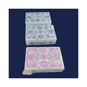 Caja de incrustaciones de mármol Popular de súper calidad altamente recomendada con fregona de nácar diseño hecho a mano para embalaje de regalo de negocios - Product Image 5