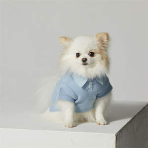 ODM Low Quantity Order Minimalist Style Sky Blue Dog Clothes - Product Image 5