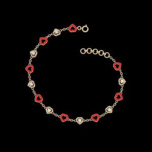 จี้รูปหัวใจประดับมอสซาไนต์รูปกางเขนพระเยซู สร้อยข้อมือทองคำ เครื่องประดับทางศาสนาที่มีความหมายสำหรับเขา สไตล์หรูหรา - Product Image 1