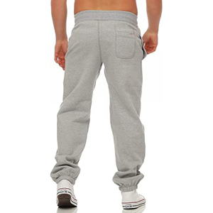 Men's Regular Fit Plus Size Casual Cotton Sweatpants Joggers with Stretch Pockets for Workout and Leisure - Product Image 2