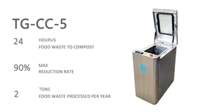 TOGO TG-CC-5 Mini <span class=keywords><strong>composteur</strong></span> de déchets alimentaires organiques pour la cuisine - Product Image 3