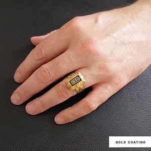 Bague Maçonnique BOJ 027 Personnalisée Unisexe Franc-Maçon Personnalisé Texas Maître Maçon Bague Chevalière Hip Hop Argent Prix Bas - Product Image 5