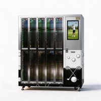 Máquina Expendedora de Almacenamiento de Palos de Golf Inteligentes WEIMI, con SDK, Pago con Tarjeta de Crédito y Monedas, Construcción de Acero Inoxidable para Alquileres 24/7