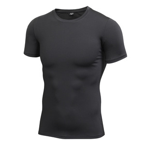 Camiseta Deportiva de Compresión para Hombre, Corte Regular, de Alta Calidad, 85% Poliéster, 15% Elastano, Secado Rápido, Tejido de Punto - Product Image 4