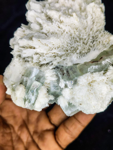 Apofilita Verde Natural con Clúster de Cristales de Mordenita, Espécimen Mineral Premium, Piedra Curativa, Calidad Coleccionable para Exhibición - Product Image 4