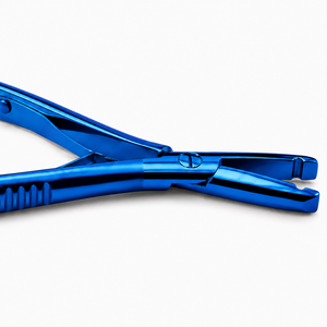 Pinzas de Acero Inoxidable Azules para Extensiones de Cabello, Herramienta de Instalación y Remoción de MANAN INSTRUMENTS - Product Image 3