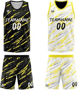 Uniformes de Baloncesto Reversibles, Pantalones Cortos y Camisetas para Hombres, Mujeres, Adultos y Jóvenes, Personalizados con Nombre, Número y Logotipo - Product Image 5