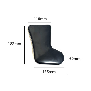 Custom Printing <b>Christmas</b> Stocking Shaped Metal Tin <b>Box</b> Black Sock Shaped Storage Container for Candy Cookie Gift Packaging - Product Image 2