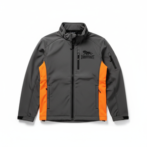 เสื้อแจ็คเก็ตซอฟต์เชลล์คุณภาพพรีเมียม น้ำหนักเบา กันลม มีซิป ผลิตจากโพลีเอสเตอร์พิมพ์ลาย บุด้วยใยสังเคราะห์ ระบายอากาศได้ดี มีกระเป๋าผ้าฟลีซ - Product Image 1