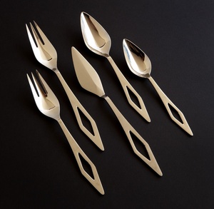Cubiertos de Diseño Único con Mango de Color, Tenedor, Cuchara y Cuchillo de Acero Inoxidable, Aptos para Lavavajillas - Product Image 5