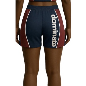 Haute qualité personnalisé Spandex Bling filles Cheerleading Train cultures Shorts solide motif ensembles en gros Cheerleading pratique porter - Product Image 5