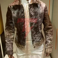 Veste en cuir de vache véritable pour homme, hiver, haute qualité, taille personnalisable, confortable, écologique, respirante, logo sur le devant