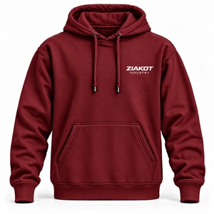 Wholsale Direct ZIAKOT INDUSTRY Custom Graphic Hoodie <b>Men</b> Oversized Pullover Sweatshirt Premium Heavyweight <b>Fleece</b> Hoodies - Product Image 5