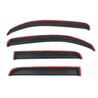 Visera para Ventana de Chevy HHR 06-11, Protector Solar y Contra Lluvia, Deflector de Ventilación, 4 Piezas, Negro, Fácil Instalación