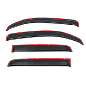 For Chevy HHR 06-11 In-Channel Window Visor Sun <b>Rain</b> Guard Vent <b>Deflector</b> 4PC Black Easy Installation - Product Image 1
