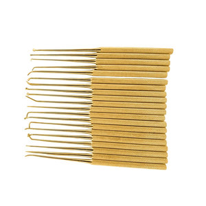 Micro Dissector Set 20 Pieces Gold Coated <b>Neurosurgery</b> <b>Instruments</b> Professional Surgical Precision Dissection Kit for Brain - Product Image 5