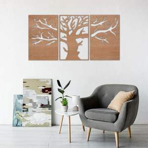 Art mural en bois MDF de qualité supérieure fait à la main pour la décoration intérieure, enseignes murales en bois - Product Image 4