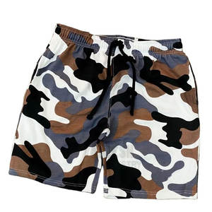 Shorts de bain décontractés pour hommes, style urbain, en tissu polyester/coton, avec logo personnalisé, taille élastique, pour l'été - Product Image 5