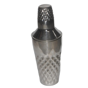 เชคเกอร์ค็อกเทลดีไซน์ทันสมัย คุณภาพดี ผลิตจากสแตนเลสสีเงิน ดีไซน์ลายตอกแบบโบราณ เหมาะสำหรับร้านอาหารและบาร์ กำลังลดราคา - Product Image 1