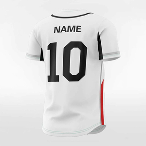 100% <b>Polyester</b> Baseball Jersey in Adult Size Custom Jersey Solid Color Sports Team Baseball Uniform Jersey OEM Serviced - Product Image 3