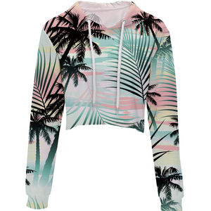 Sudadera con capucha corta personalizada para mujer, estilo casual, de moda, con lavado ácido, vintage, oversize - Product Image 4