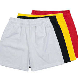 Shorts en maille pour hommes, couleur unie, respirants, avec cordon de serrage à la taille, décontractés, pour la gym, avec logo imprimé sur le devant, légers, pour l'entraînement - Product Image 5