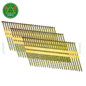 Premium Steel Material Smooth/Screw Shank & Checkered/Flat Head Design High Strength <b>Plastic</b> <b>Strip</b> Nails Made in Vietnam - Product Image 2
