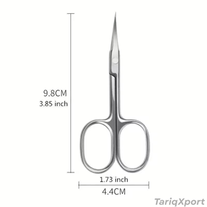 กรรไกรตัดหนังสแตนเลสสตีลรุ่นแรกสไตล์รัสเซีย สำหรับทำเล็บ  ใบมีดคม 4 ด้าน - Product Image 4