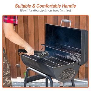 แปรงทำความสะอาดเตาบาร์บีคิวสแตนเลส 18 นิ้ว ด้ามจับเหมาะสำหรับทำความสะอาดบาร์บีคิว - Product Image 5