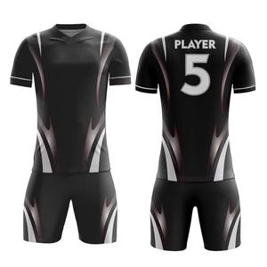 New Customizable Adult Soccer Uniform Sets 100% Polyester Quick Dry Lightweight Breathable Custom Logos Team Names Custom Colors - Product Image 1
