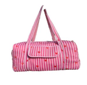 Sac de voyage week-end en tissu de coton durable, imperméable et portable avec fermeture éclair, style sport de luxe et grande capacité - Product Image 4