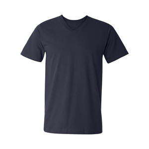 T-shirt col V pour homme de qualité supérieure, 100% coton, t-shirt col V uni en coton de haute qualité pour le fitness - Product Image 4