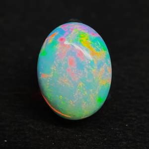 Opale de feu éthiopienne naturelle, cabochon ovale, pierre précieuse en vrac, opale de gros, bijoux pierre de naissance d'octobre - Product Image 4