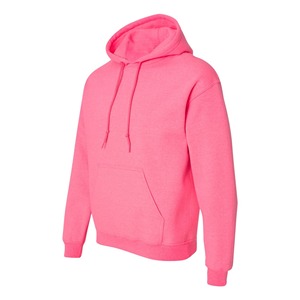 เสื้อสเวตเชิ้ตมีฮู้ดสีชมพูสำหรับผู้ชาย ทรงปกติ ผ้าฟลีซ สวมใส่สบาย สีพื้น สำหรับฤดูใบไม้ร่วง - Product Image 1