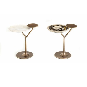 Mesa de Centro de Aluminio de Alta Calidad, Mueble de Metal de Primera Calidad para el Hogar, Hotel, Mesa Auxiliar para Bebidas, Mesa de Vino de Latón - Product Image 3