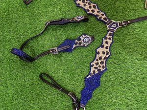 Nouvelle Selle de Cheval de Qualité Supérieure en Cuir, Modèle Western, avec Têtière et Collier de Poitrail Personnalisés en Pierre – Collection 2026 à Succès - Product Image 3