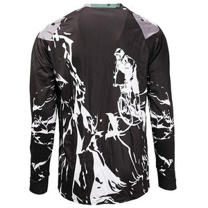 Jersey de Motocross Personalizado, Transpirable, para Motociclismo MX, Ciclismo de Descenso MTB, Ropa Deportiva de Poliéster/Nailon de Secado Rápido - Product Image 6