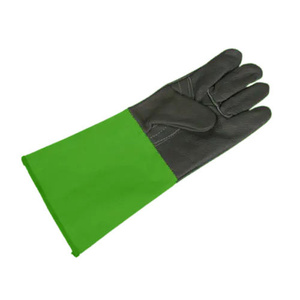 ถุงมือเชื่อม TIG หนังวัวแท้คุณภาพพรีเมียม หนังฟอกและหนังแยกชั้น สำหรับงานอุตสาหกรรม ป้องกันการบาด ป้องกันไฟฟ้าสถิตย์ ป้องกันความร้อน - Product Image 3