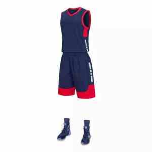 Tenues de sport tendance, uniformes de basket-ball, couleur unie, sans manches, respirants - Product Image 4