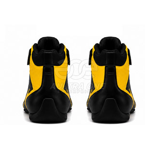 Zapatos de Carreras de Karting Premium para Hombre, Ligeros, de Cuero Genuino, con Suela de Agarre Cómodo, Calzado de Alto Rendimiento para Pista - Product Image 3