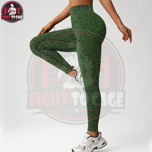 Nuevos Pantalones de Yoga con Estampado de Guepardo Sublimados de Primera Calidad, Leggings de Gimnasio de Alta Elasticidad, a Prueba de Sentadillas, Mallas Deportivas para Mujer - Product Image 3