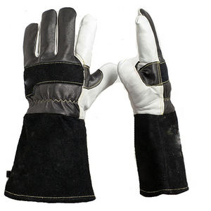 Gants de soudage ignifuges de haute qualité, durables et flexibles, fournisseur pour commandes en gros avec doublure en coton, service OEM - Product Image 3