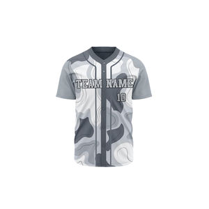 Último Diseño de Camiseta de Béisbol para Hombre a Precio Económico, Color Sólido, Talla Personalizada, Camiseta de Béisbol Sublimada, Uniformes - Product Image 3