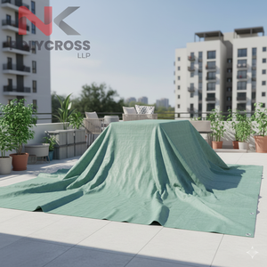 Lona Económica de Bajo Gramaje, Resistente a la Intemperie y a Desgarros, para Materiales de Construcción y Refugios Temporales en India - Product Image 4