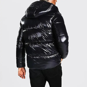 2025 New Fashion Style Men's Canvas Stand Collar Waterproof Breathable Puffer <b>Jacket</b> Wholesale Price Winter Cold Season - Product Image 2