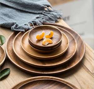 Handcrafted Polished Mango Wood Charger Plate Classic Design Resin Emerald Artwork Eco-Friendly BPA Free Stand Microwave Safe - Product Image 1